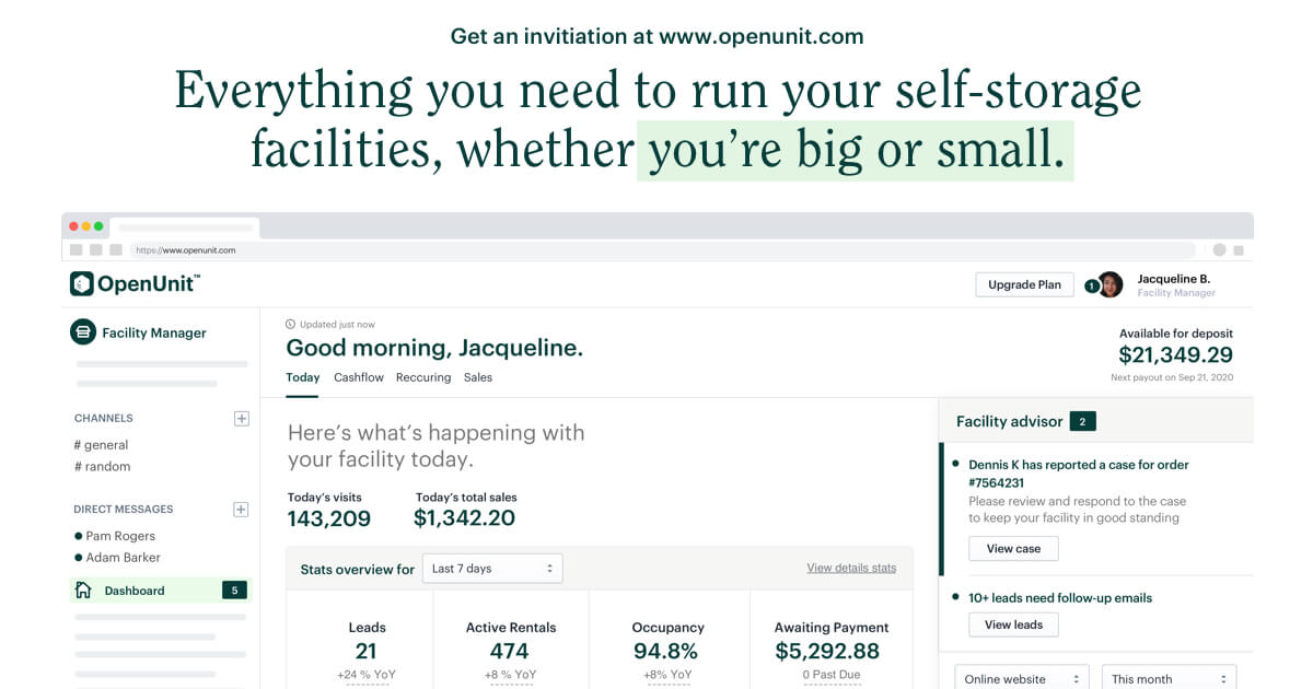 Thumbnail of OpenUnit | The Modern Solution for Self-Storage Facilities